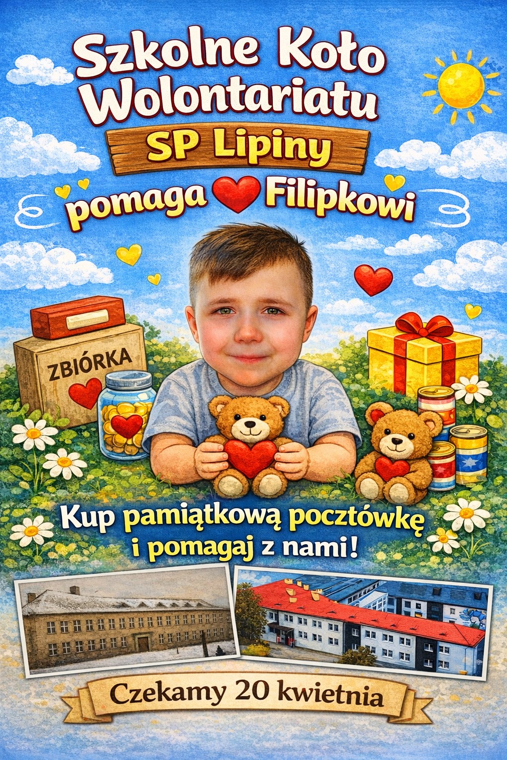 Zbiórka charytatywna dla chorego Filipka
